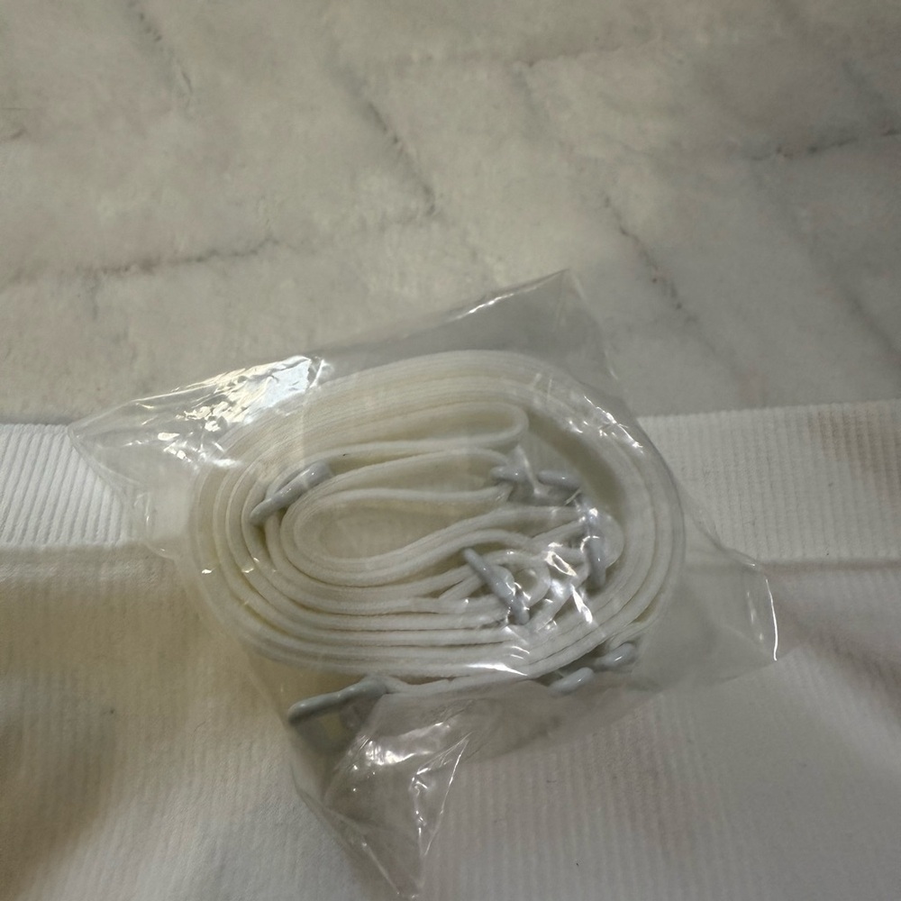 New $14 No Boundaries Walmart Bandeau Tube Bra Top Bralette Ribbed White L - Picture 6 of 8